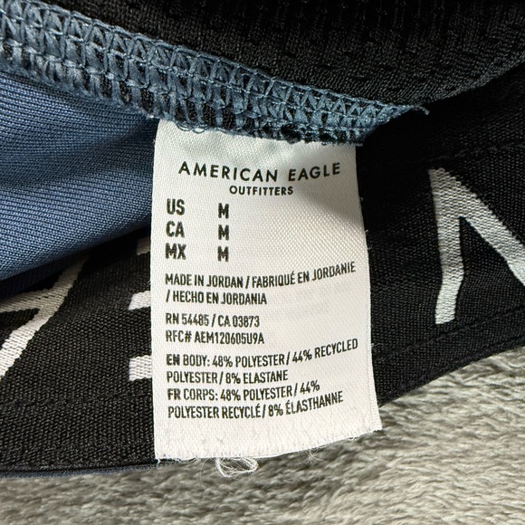 American Eagle Blue Camo Athletic Shorts Men’s Medium 9” inseam - Picture 5 of 6